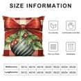 thumbnail image 5 of GOSMITH  Christmas Pillow Covers Red Pillow Covers Xmas Decorations Buffalo Bell Ball Merry Christmas Pillows Hello Winter Holiday Farmhouse Seasonal Throw Case Decor for Sofa Couch, 5 of 5