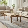thumbnail image 2 of GUUCHA 4'x6'Abstract Rug Living Room Area Rug Soft Carpet for Bedroom,Khaki/Gray, 2 of 7