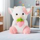thumbnail image 4 of Muñeco de peluche vaca, de algodón PP, suave y abrazable, diseño exquisito, compañero para niños, decoración de sofá, decoración del hogar, regalo de cumpleaños o fiestas, 4 of 6