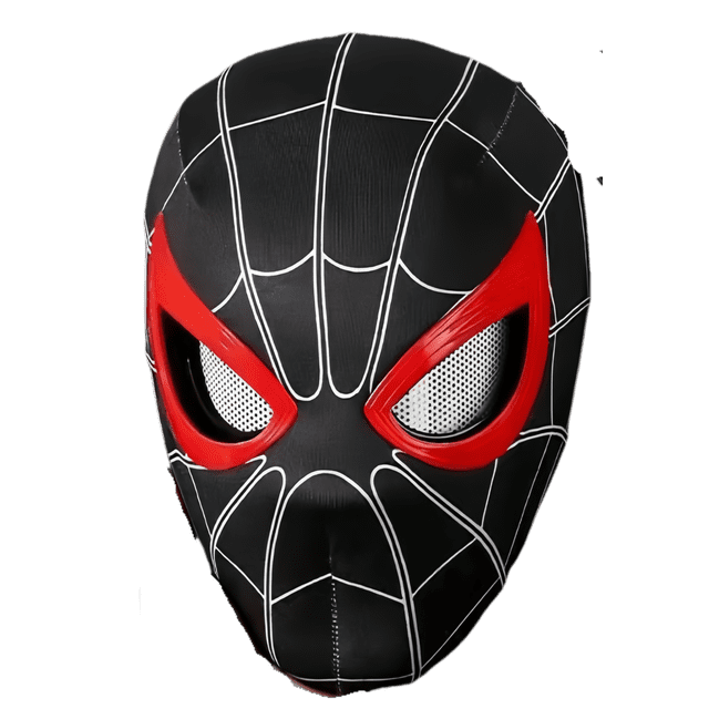 Máscara de cosplay de anime de Toy Ornaments SANMU, negra, de Spider-Man