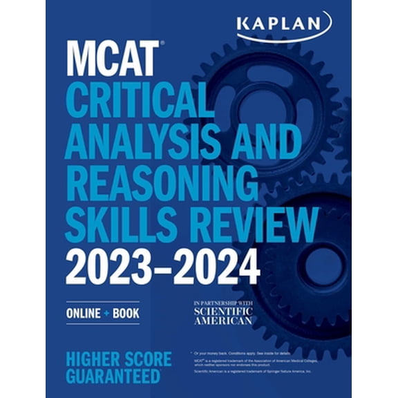 Pre-Owned MCAT Critical Analysis and Reasoning Skills Review 2023-2024: Online + Book (Kaplan Test Prep), 9781506282992, 1506282997, Paperback,