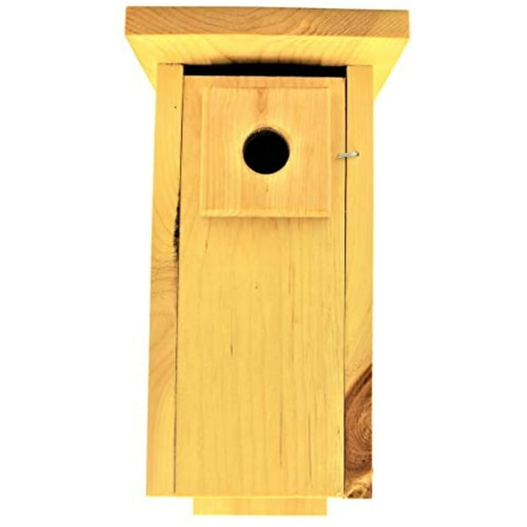 Handmade Downy Woodpecker House