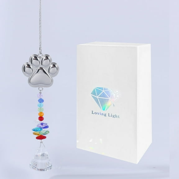 Dog Memorial Gifts for Loss of Dog, Pet Memorial K9 Crystal Suncatcher, Dog Memorial Gifts, Remembrance Bereavement Gifts for Loss of Dogs Cats