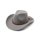 thumbnail image 2 of Sonducket Sombreros de vaquero, diseño especial, gorras masculinas suaves, correas trenzadas, gorra multifuncional cómoda, regalos de cumpleaños para Sombreros Gris M (56-58 cm) Sonducket AP017057-05, 2 of 6