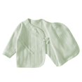 thumbnail image 7 of Qingpeng Boys Girls Wrap Top Long Sleeve Tie Side Shirt Cozy Wear for Kids Casual Daily Outfit, 7 of 7