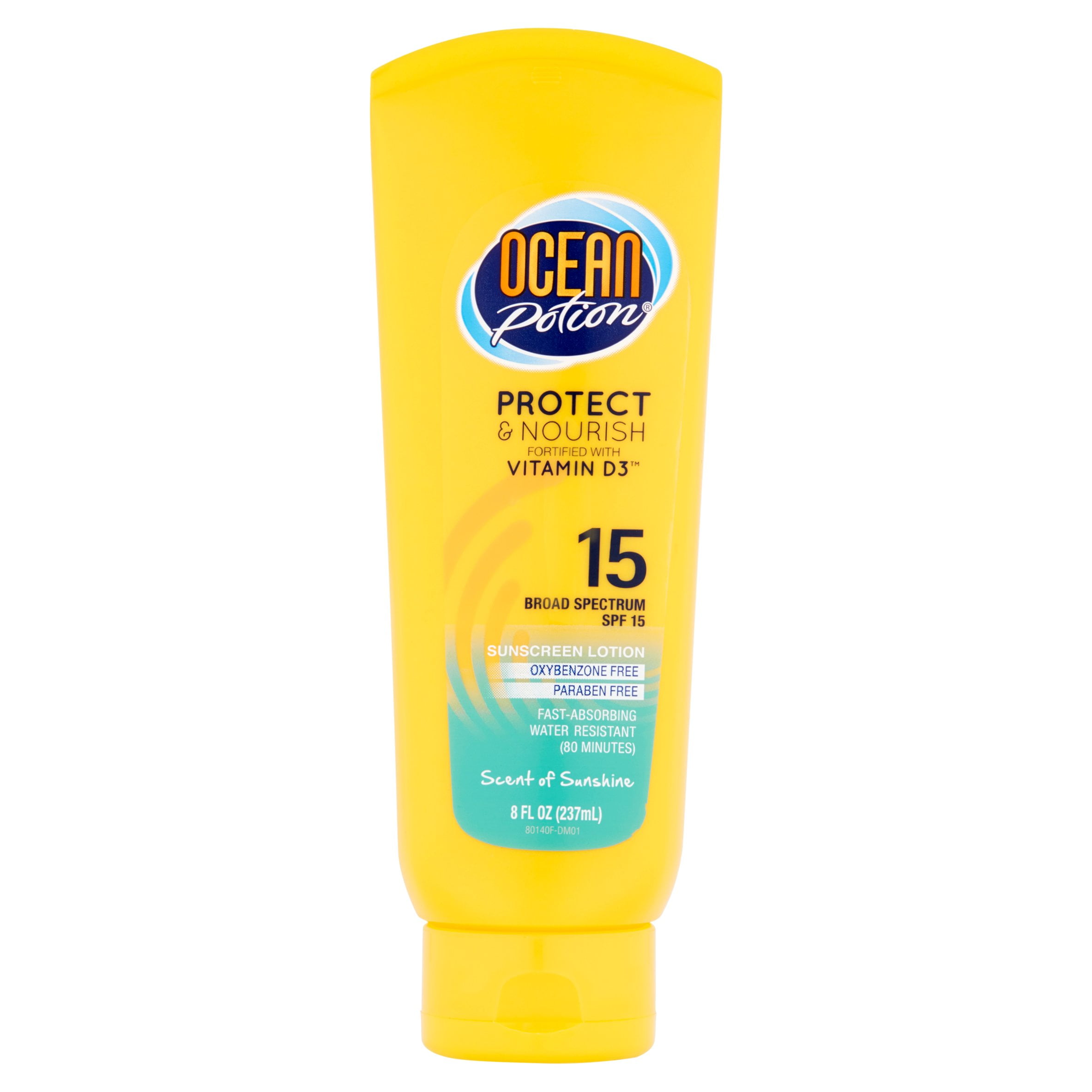 Ocean Potion Broad Spectrum Protect and Nourish Sunscreen, SPF 15, 8 oz