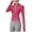 Hot Pink, variant on Women's Athletic Jackets Cropped Long Sleeve Workout Tops Yoga Zip up Jackets Gym Tops Golf Shirts