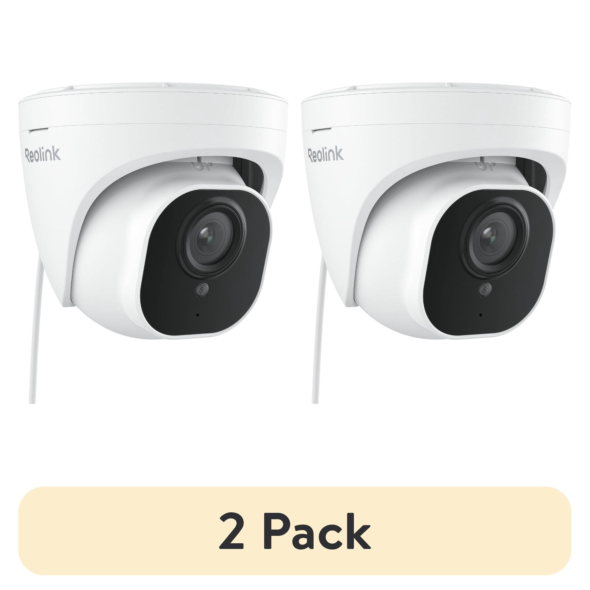 (2 pack) Reolink RLC-820A 4K 8MP PoE Outdoor Security Camera, Smart Detection, Night Vision, IP67, Audio Recording