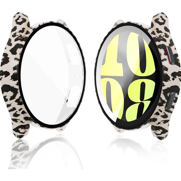KOMI Compatible avec Samsung Galaxy Watch 6 44mm Étui Protecteur d'Écran, Pare-Chocs Mat 44mm + Film d'Écran HD Sensible Couverture Intégrale de Protection pour Samsung Galaxy s6 Bracelet Accessoires 44mm