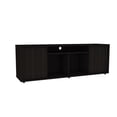 thumbnail image 3 of DeeHome Katalla 2 Piece Living Room Set, Dallas TV Stand + Vassel Coffee Table, Black / Espresso, 3 of 5