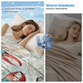 thumbnail image 2 of Teal Crab Coastal Cooling Blanket,Lightweight Breathable Summer Throw Blanket with Double Sided Cold Effect,Summer Beach Nautical Starfish Retro Picnic Blankets Bed Sheet for Hot Sleepers 60"x80", 2 of 8