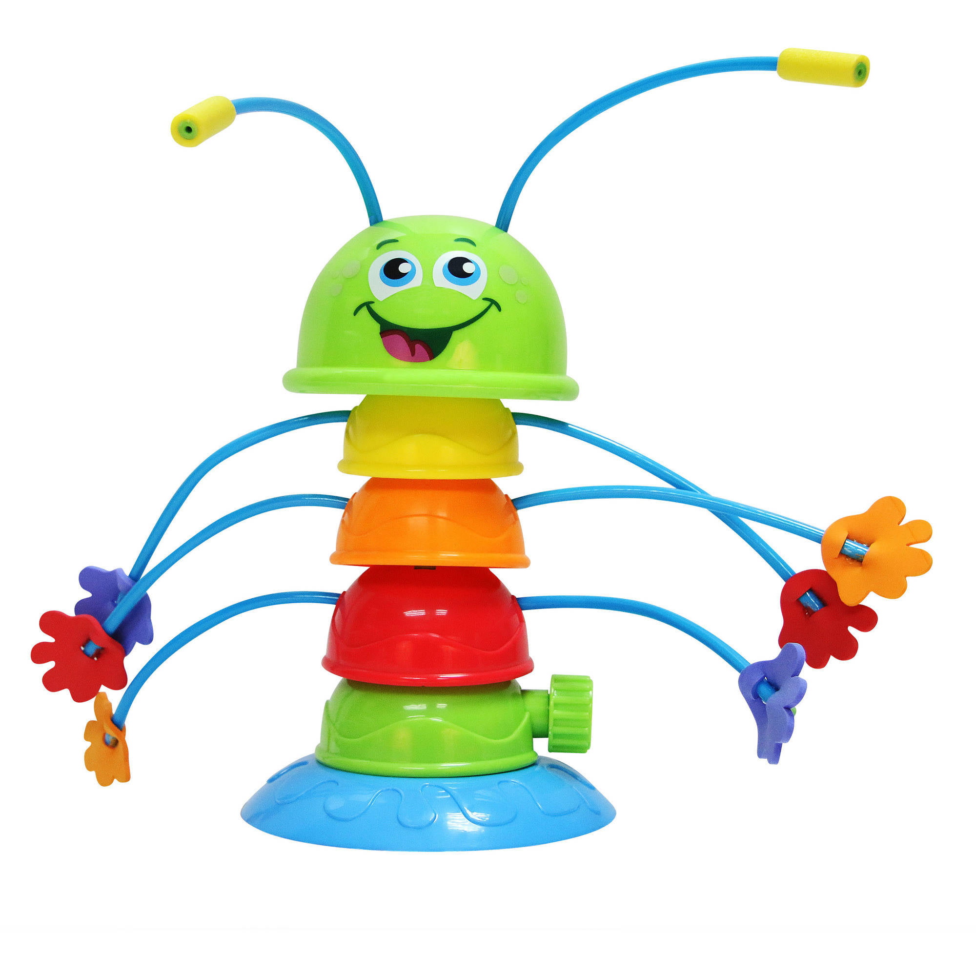 Summer Spinning Water Sprinkler Toy with Wiggle Tubes BBLIKE Kids Water Sprinkler Water Spray Sprinkler Toys for Toddlers Kids Family Outdoor Play