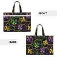 thumbnail image 2 of Pofeuu Mardi Gras6 Print Laptop Bag Carrying - Computer Bag Laptop Case Shoulder Slim Work Travel, 2 of 8