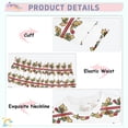 thumbnail image 4 of Christmas Pattern Decoration Cotton Pajamas 2 Piece Set Sleepwear Soft and Comfortable Homewear Nightwear, 4 of 7
