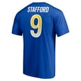 thumbnail image 3 of Men's Fanatics Matthew Stafford Royal Los Angeles Rams Player Icon T-Shirt, 3 of 3