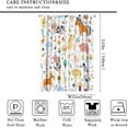 thumbnail image 2 of Kids Blackout Curtains,Each Panel W21 x 63" L,Cartoon Farm Animal Plants Cute Cow Horse Pig Curtains for Boys Girls Bedroom Living Room Baby Room Nursery Window Drapes 2 Panel Set 42" x 63", 2 of 6