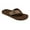 Brown, variant on Adult Male Zarape Flip Flop Sandals, Color: Brown, Size: 12 (ZAP24-200-12)