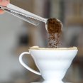thumbnail image 1 of Measuring Spoon Coffee Spoon Stainless Steel 2 In 1 Stainless Steel Stirring Measuring Spoon With Sealing Clip For Kitchen Cafe, 1 of 8