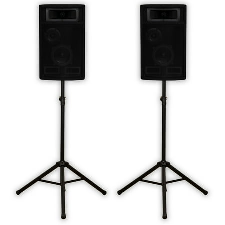 Acoustic Audio PA-500X Passive 800 Watt 3-Way Speaker Pair DJ PA Speakers and Stands price history on PriceWatchPro