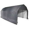 ShelterLogic 12x28x9 Barn Shelter, Grey Cover