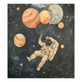 thumbnail image 6 of Yayeee Magnetic Dishwasher Cover for The Front Decoration Home Kitchen Machine Sticker Protector, Retro Watercolor Planet, 6 of 6