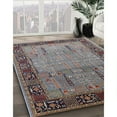 thumbnail image 2 of Ahgly Company Indoor Rectangle Mid-Century Modern Purple Oriental Area Rugs, 3' x 5', 2 of 6