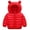 Red, variant on WIBACKER 2T 3T 4T 5T Winter Coat for Toddler Kid Baby Boy Girl Light Puffer Bear Hooded Down Jacket