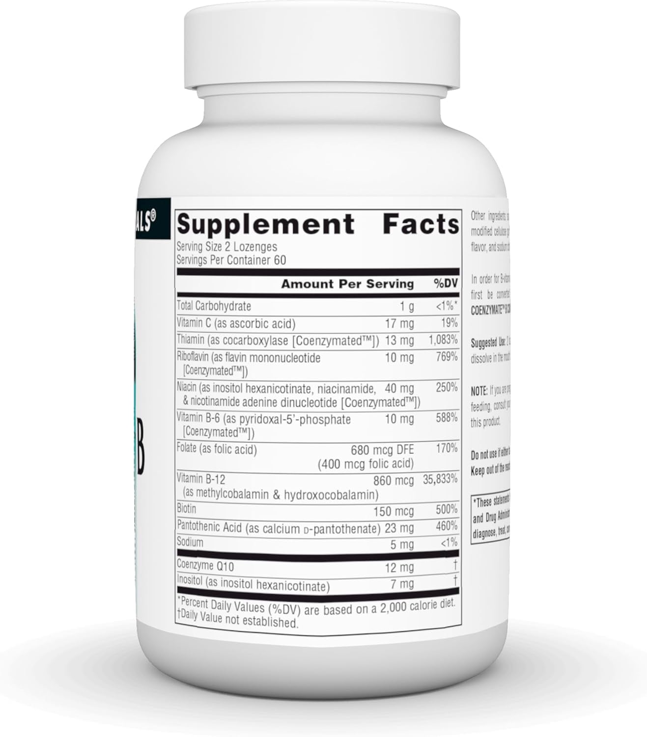 Source Naturals  Coenzymate B Complex* Orange Flavored -  120 Tabets