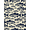 Blue, Pattern 14, variant on ODIKA 4'x6' Machine Washable Non-Slip Area Rug, Graphic Navy Blue High Traffic Rug, Blue, 1268184