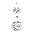 thumbnail image 4 of New Genuine Mopar Cap Wheel Center 2019-2024 OE 6PG01SZ0AA, 4 of 10