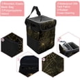 thumbnail image 2 of Spider Web Foldable Car Garbage Can with Lid, Leak-proof, Hanging Storage Bag - Trash Can for Car, Mini Trash Can, 2 of 6