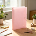 thumbnail image 4 of A4 4 Hole D Ring Loose Leaf Folder, Lightweight Office Document Organizer For Daily Archiving And Filing (Pink), 4 of 5