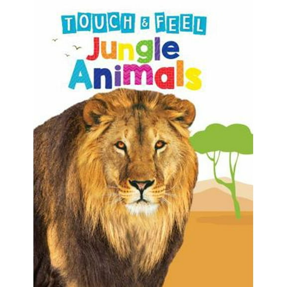 Pre-Owned Jungle Animals - Children's Touch and Feel Board Book - Sensory Board Book (Unknown) 1956818049 9781956818048