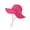 Hot Pink, variant on Besolor Toddler Baby Girls Sun Hat Summer Cute Bow Wide Brim Bucket Hats Adjustable Cotton Sun Protection Beach Hat