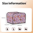 thumbnail image 5 of Lsque Lovely Animals Print 4 Slice Toaster Cover , Kitchen Appliance Dustproof Protector , Toaster Protector Dustproof Kitchen Appliance Cover, 5 of 7