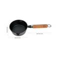 thumbnail image 5 of Ceramic Cookware Stainless Steel Saute Pan Japanese-style Long Handle, 5 of 6