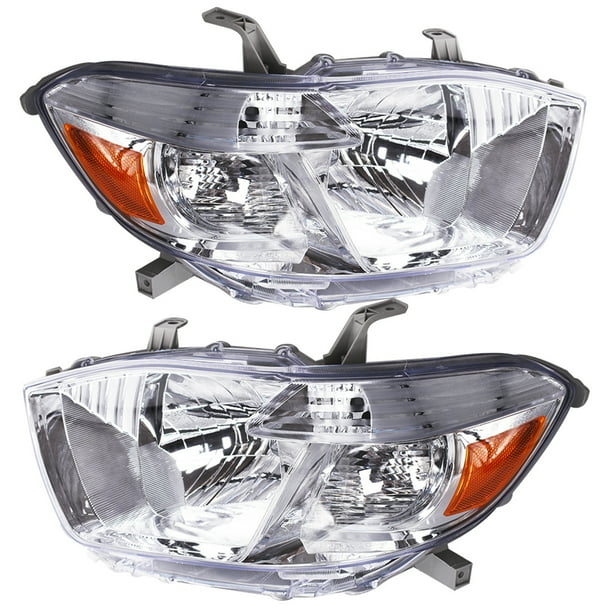 Headlight Assembly Left and Right Replacement for 2008 2009 2010 Toyota ...