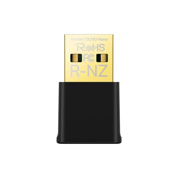 TP-Link Archer TX20U Nano AX1800 IEEE 802.11 a/b/g/n/ac/ax Dual Band Wi-Fi Adapter for Desktop Computer - USB 2.0 - 2.40 GHz ISM - 5 GHz UNII