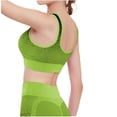 thumbnail image 4 of HBGVBA 2 Piece Yoga Outfits Set,Active Wear Suits for Women,Solid Color Summer Outdoor Running Yoga Cami Top Supportive Sports Bra Shorts Set, 4 of 4