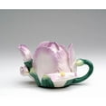 thumbnail image 3 of Ceramic Iris Flower Teapot 6.5 inches, 3 of 3