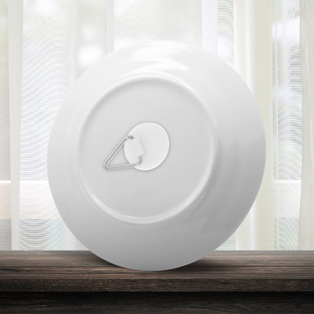 COMPUKAS 30Ud Soportes Adhesivos Para Platos Pared Estéticos Y Resistentes