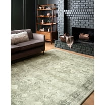 Loloi II Rosette Oriental Ivory / Silver Area Rug