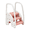 Pink, variant on Toddler 3 Step Stool Kids Standing Tower, Plastic Stepping Stool Helper with Handles & Side Rails for Bathroom Sink Kitchen Counter, Non-Slip Step Stool for Toilet Potty Training, Lightweight