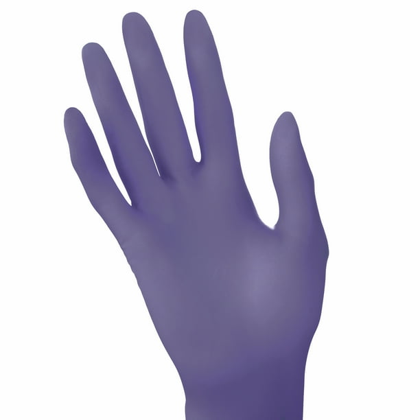 HALYARD PURPLE NITRILE Exam Gloves, PowderFree, NonSterile, 5.9 mil, 9.5", Purple, Small