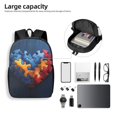 Backpack for School, Heart Puzzle Pieces School Backpack Kids Backpack