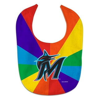 MLB - Kids' (Junior) Miami Marlins Home Replica Jersey (K78WAB15) Wht/Blk/Multi / L(14/16)