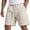 White, variant on Admvng Mens Shorts Big & Tall Drawstring Elastic Waist Workout Shorts for Summer Casual Running