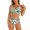 Green, variant on Vedolay Swimsuits For Curvy Women Womens 2023 Fashion Stripes Print Lined Up Double Up Tankini Sets Swimsuits Bathing Suit Swimwear,Green S