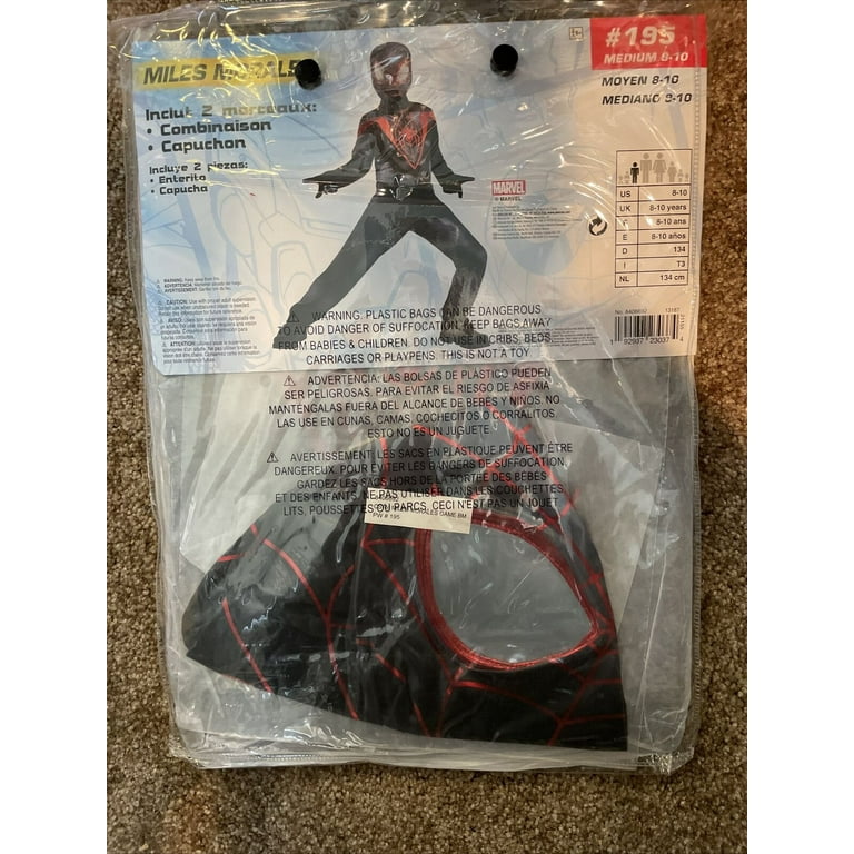 Boy's Miles Morales Cosplay Costume
