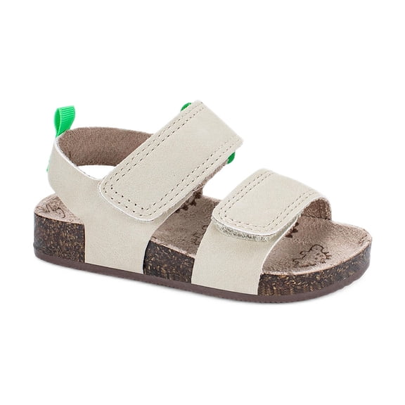 Wonder Nation Baby & Toddler Boys Two Strap Footbed Sandals